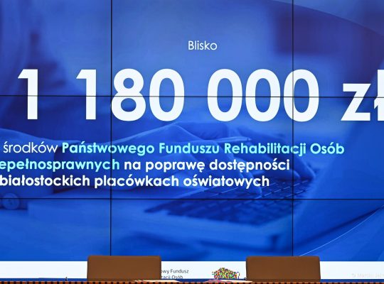 Dofinansowanie z PFRON dla białostockich szkół średnich