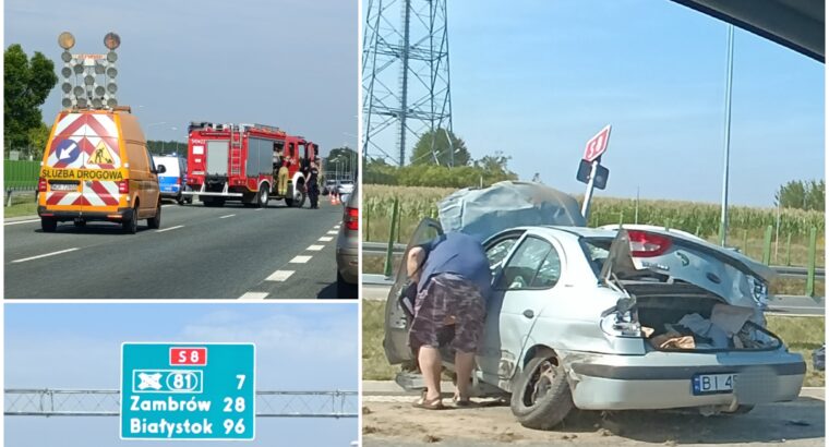 S8. Utrudnienie na trasie z Warszawy do Białegostoku