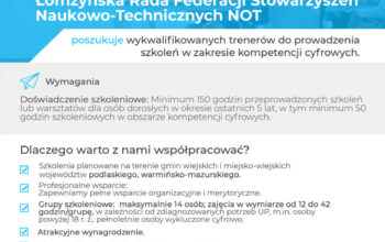 trener do prowadzenia szkoleń w zakresie kompetenc
