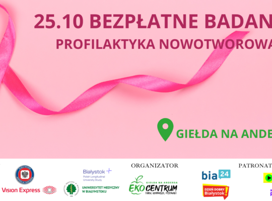 25 października bezpłatne badania na białostockiej Giełdzie