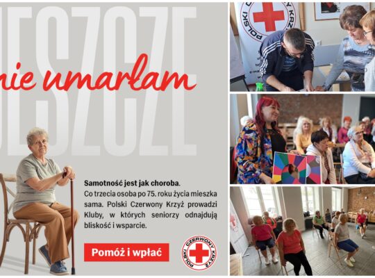 Polski Czerwony Krzyż rozpoczyna ogólnopolską kampanię na rzecz seniorów