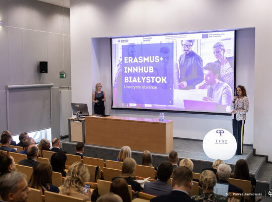 Na Politechnice Białostockiej otwarto Centrum Innowacji Programu Erasmus+ InnHub
