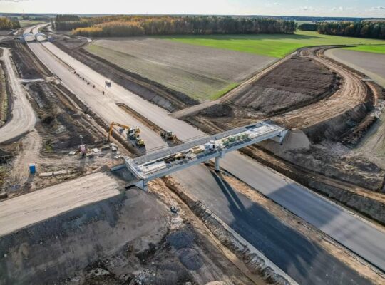 Postępują prace przy budowie 12-kilometrowego odcinka S19 Bielsk Podlaski Zachód – Boćki