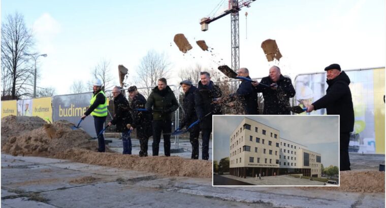 Białystok. 40 mln zł będzie kosztować rozpoczęta budowa Powiatowego Urzędu Pracy