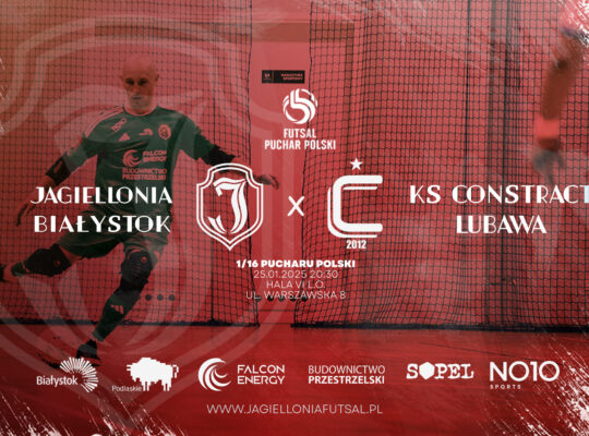 Futsal: Jagiellonia Białystok podejmie Wicemistrza Polski