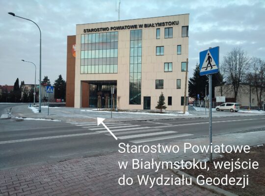 Wydział Geodezji, Katastru i Nieruchomości powiatu białostockiego w nowym budynku