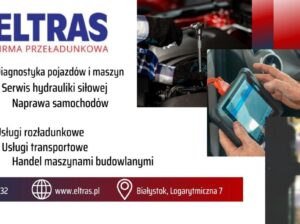 TRANSPORT CIĘŻAROWY WYNAJEM MASZYN SERWIS ELTRAS