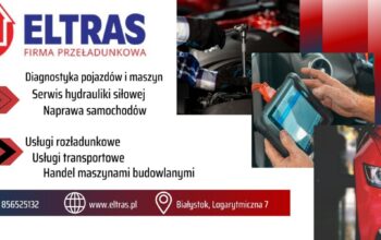 TRANSPORT CIĘŻAROWY WYNAJEM MASZYN SERWIS ELTRAS
