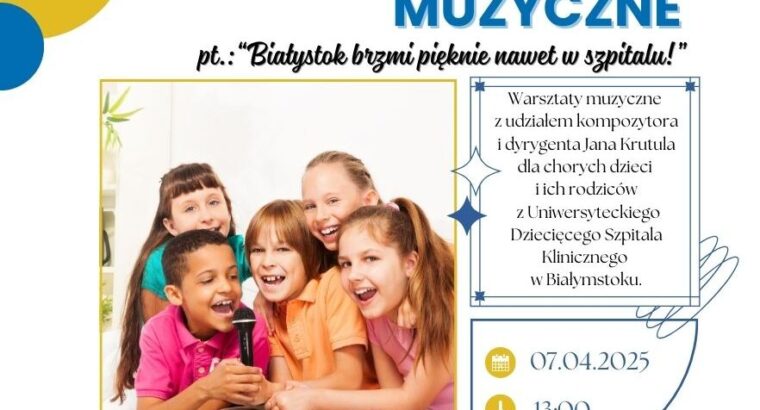 W szpitalu dziecięcym muzycy pomagają w leczeniu bólu
