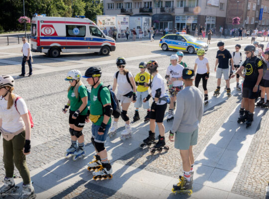 Pierwsza podlaska pielgrzymka na rolkach