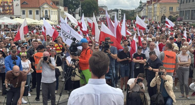 Około 700 osób na  proteście ,,Stop Imigracji”