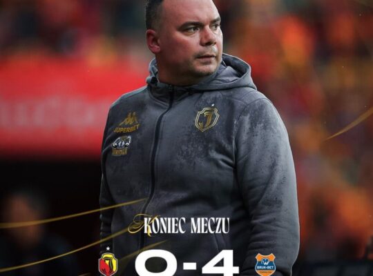 Ekstraklasa piłkarska – Jagiellonia – Bruk-Bet 0:4 