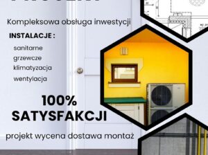 INSTALACJE SANITARNE GRZEWCZE KLIMATYZACJA PROJEKT