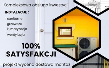 INSTALACJE SANITARNE GRZEWCZE KLIMATYZACJA PROJEKT