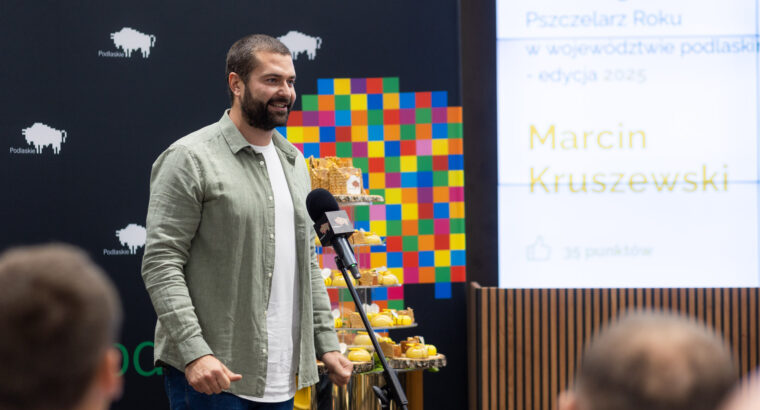 Marcin Kruszewski z Łap Pszczelarzem Roku 2025