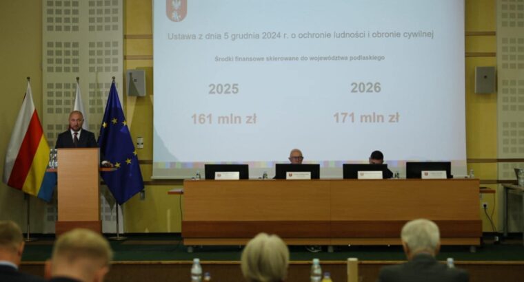 12 mln zł dla samorządu regionu na obronę cywilną i ochronę ludności