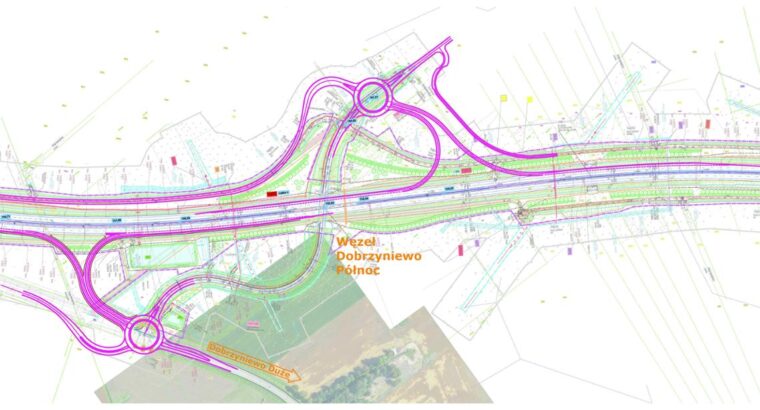GDDKiA: blisko 20,9 mln zł na projekt i budowę węzła Dobrzyniewo Północ na S19