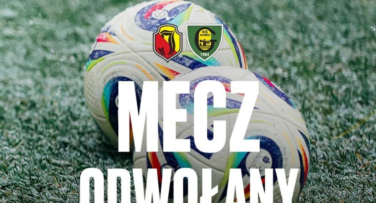 Mecz Jagiellonii z GKS Katowice odwołany z powodu …śniegu