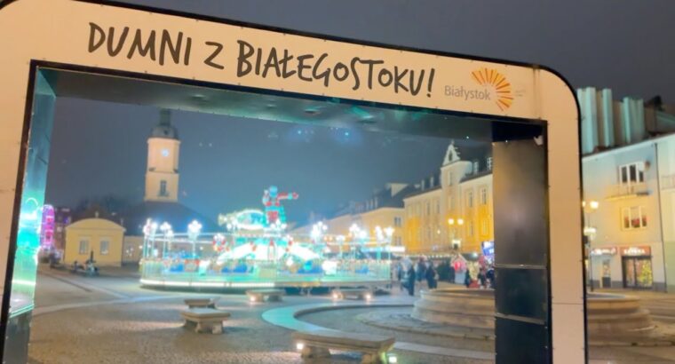 Białostocki Jarmark Świąteczny na Rynku Kościuszki. Mieszkańcy: „Jest świątecznie i bardzo przyjemnie”
